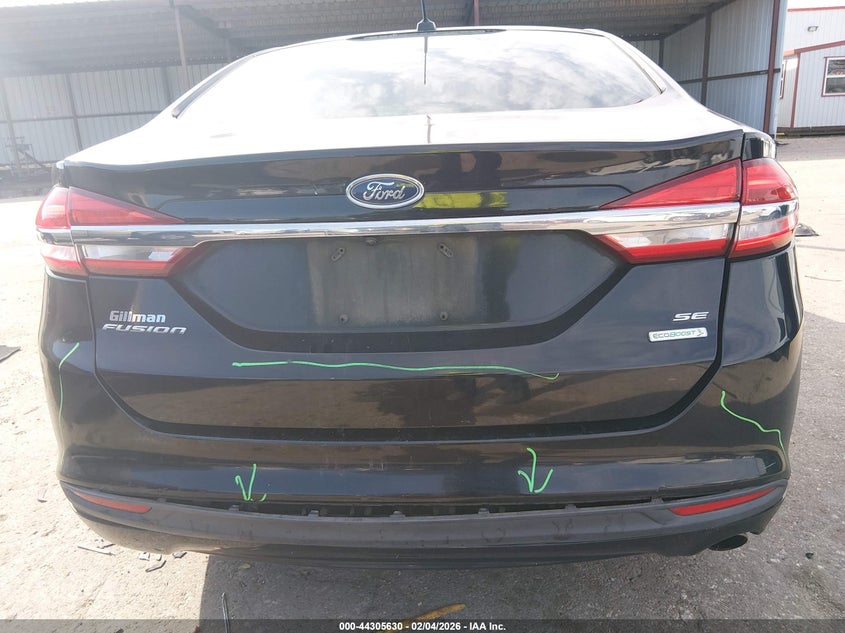 2017 Ford Fusion 1.5 Se black Lot 111044305630 Vin 3FA6P0HD8HR126833
