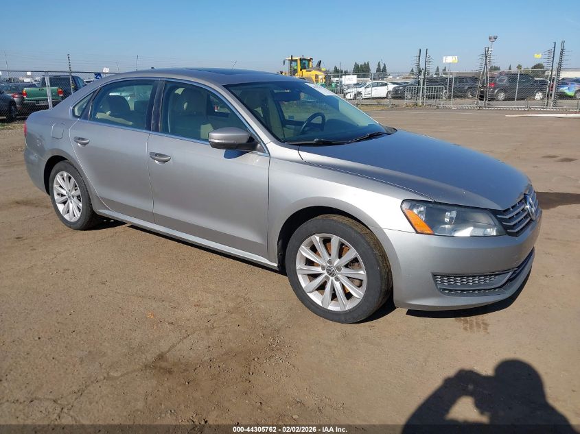 2012 Volkswagen Passat 2.0L Tdi Se