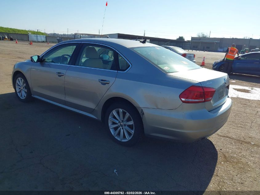 2012 Volkswagen Passat 2.0L Tdi Se