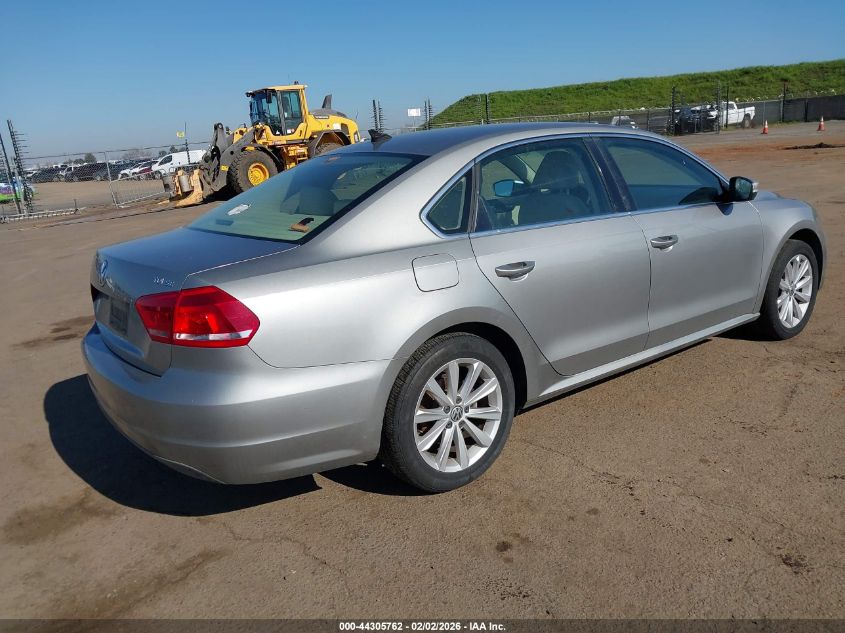 2012 Volkswagen Passat 2.0L Tdi Se