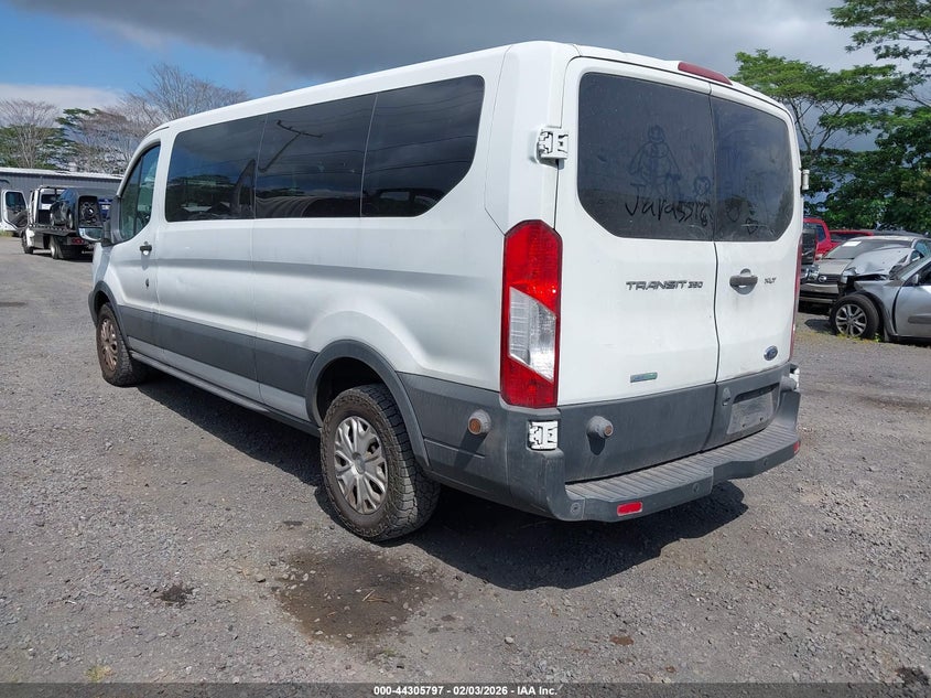 Vin: 1fbzx2yg5gkb14420, lot: 44802177, ford transit-350 xlt 20163