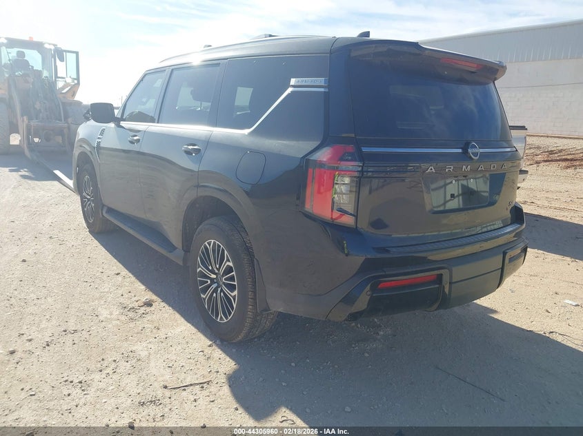 Vin: jn8ay3bd3s9300472, lot: 44802340, nissan armada sl 2wd 20253