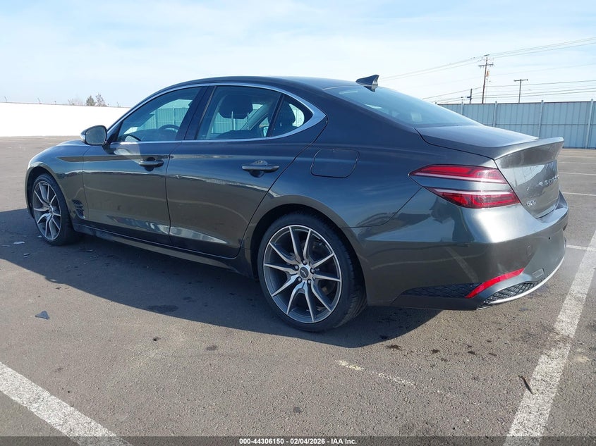 Vin: kmtg34ta9pu128260, lot: 44802530, genesis g70 2.0t awd 20233