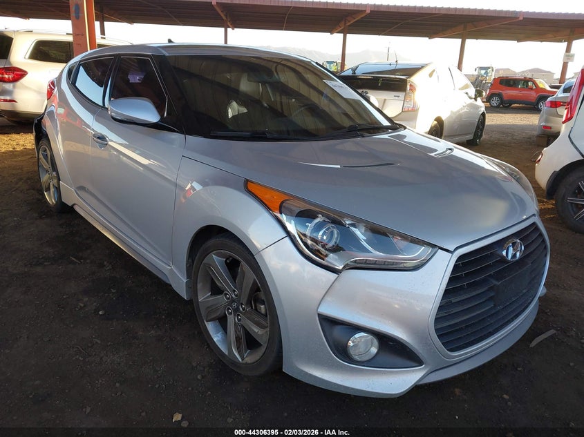 KMHTC6AE0FU243161 2015 Hyundai Veloster Turbo auction photo 1