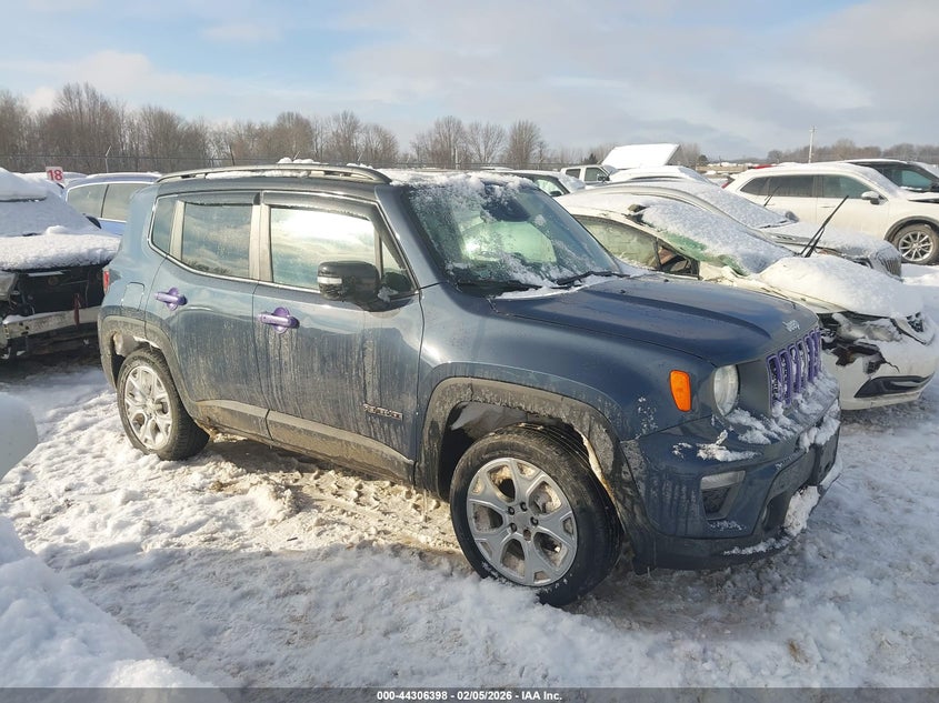 2022 Jeep Renegade Limited 4X4 VIN: ZACNJDD17NPN72534 Lot: 44306398