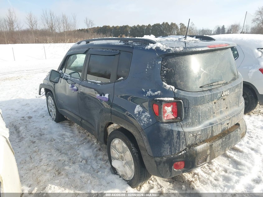 2022 Jeep Renegade Limited 4X4 VIN: ZACNJDD17NPN72534 Lot: 44306398