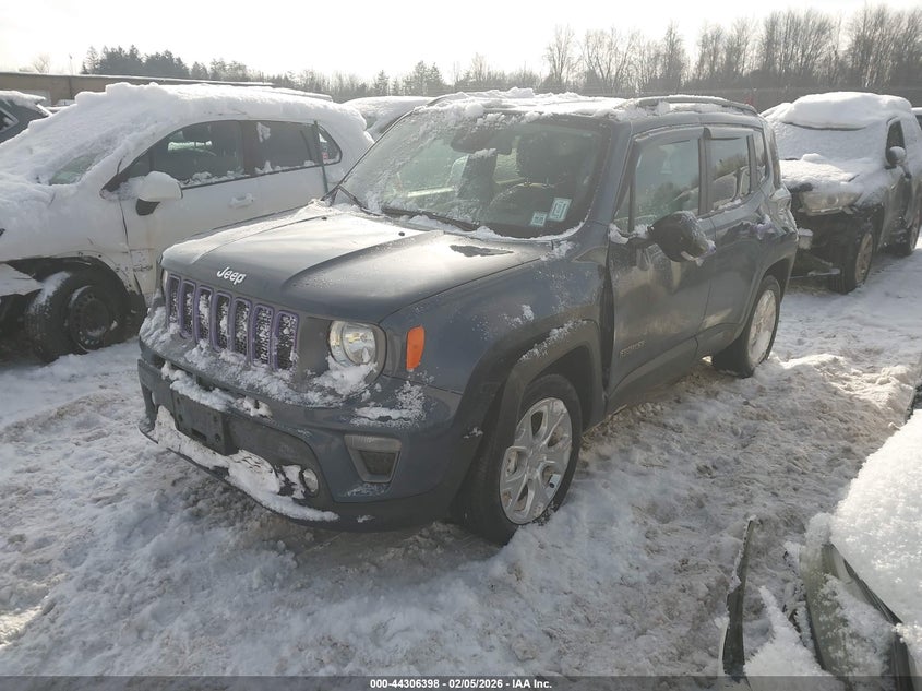VIN ZACNJDD17NPN72534 2022 JEEP RENEGADE LIMITED 4X4