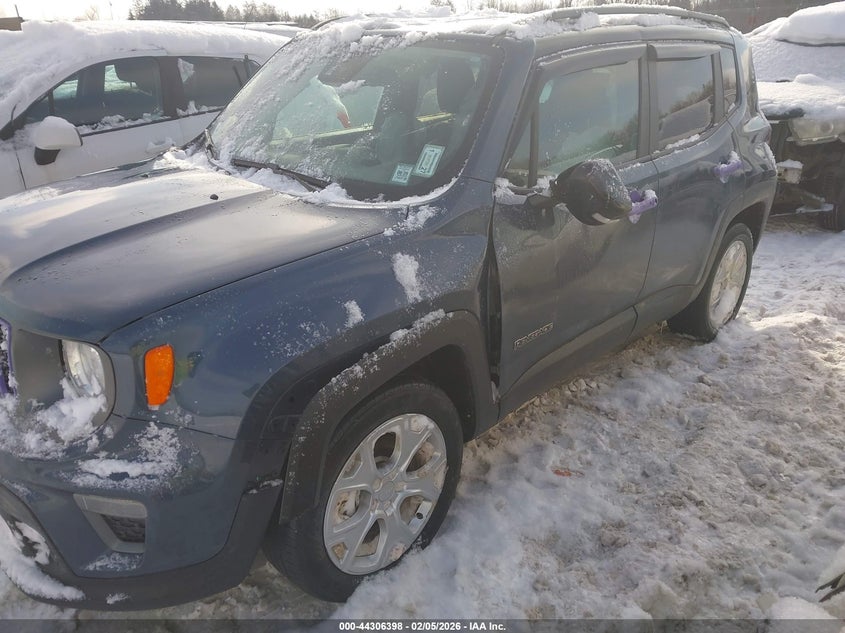 2022 Jeep Renegade Limited 4X4 VIN: ZACNJDD17NPN72534 Lot: 44306398