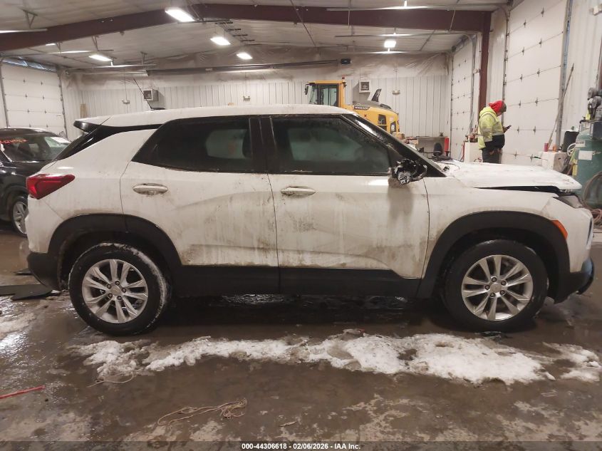 2022 Chevrolet Trailblazer Fwd Ls VIN: KL79MMS23NB104847 Lot: 44306618