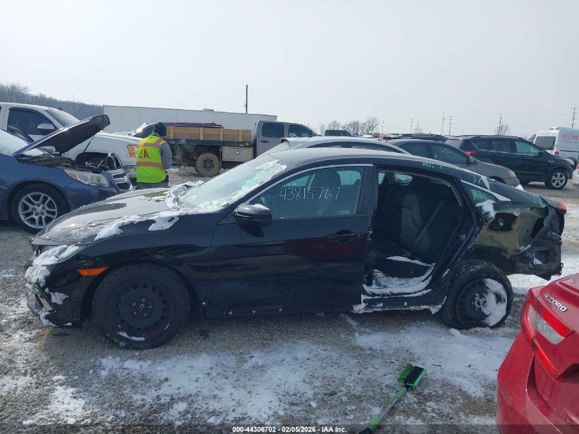 2020 Honda Civic Lx VIN: 2HGFC2F65LH523024 Lot: 44306702