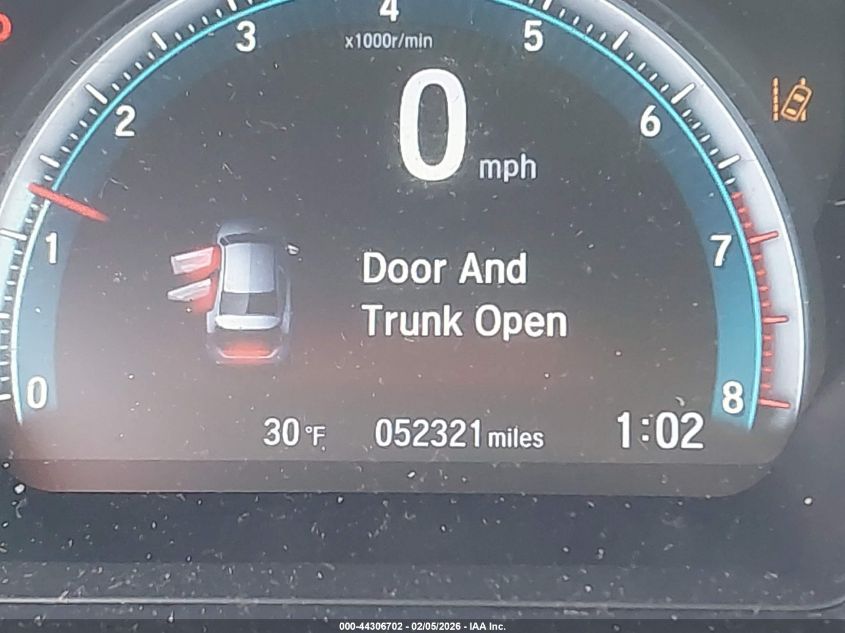 2020 Honda Civic Lx VIN: 2HGFC2F65LH523024 Lot: 44306702