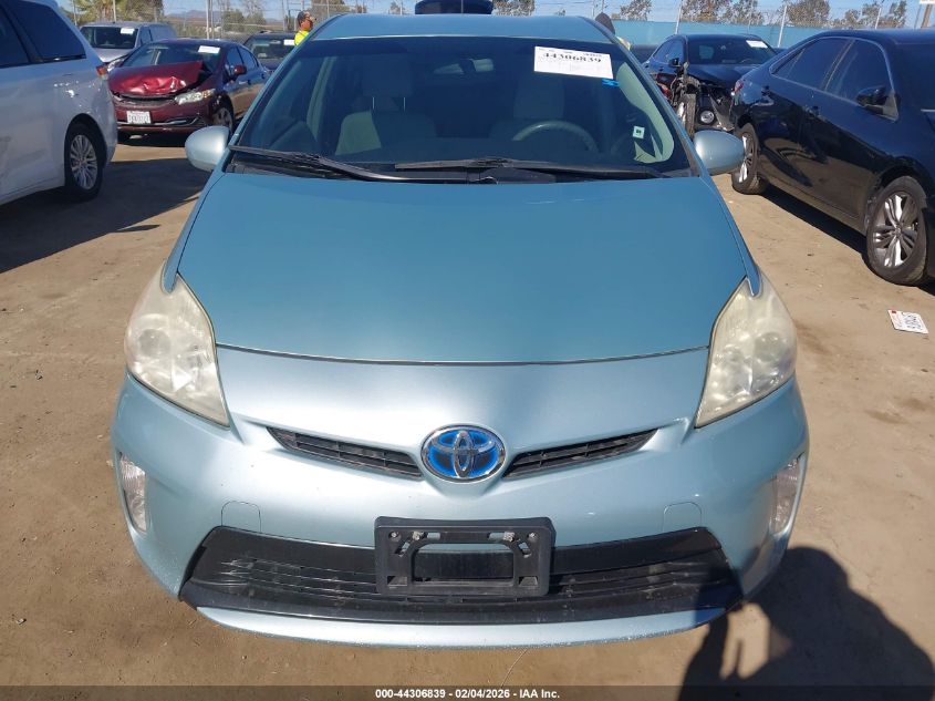 2013 Toyota Prius Two VIN: JTDKN3DU5D1622313 Lot: 44306839