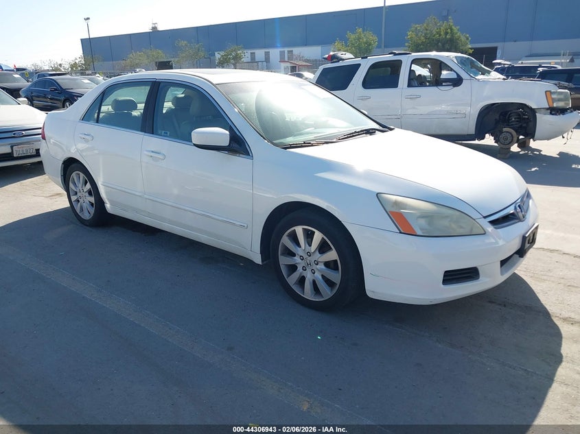 1HGCM66887A061314 2007 Honda Accord 3.0 Ex auction photo 1