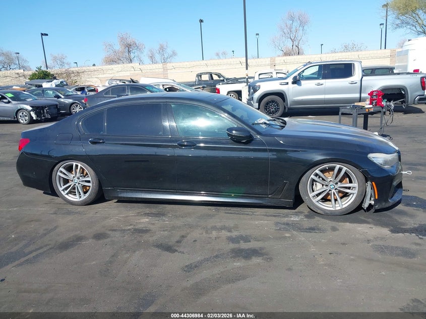 2017 BMW 740I VIN: WBA7E2C51HG739820 Lot: 44306984