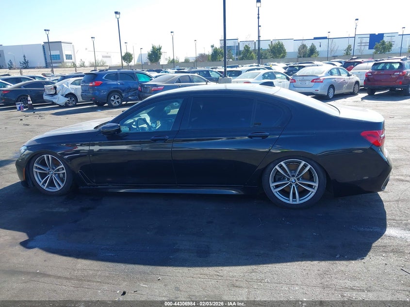 2017 BMW 740I VIN: WBA7E2C51HG739820 Lot: 44306984