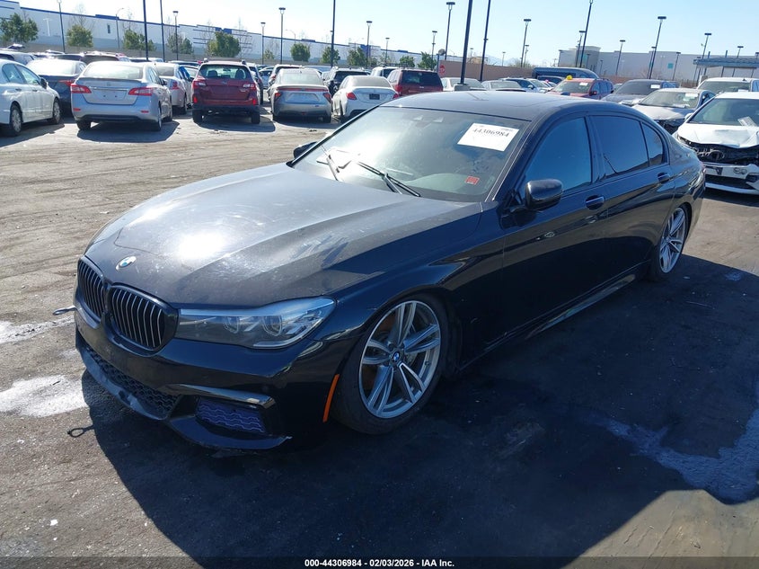 Vin: wba7e2c51hg739820, lot: 44803364, bmw 740i 20172