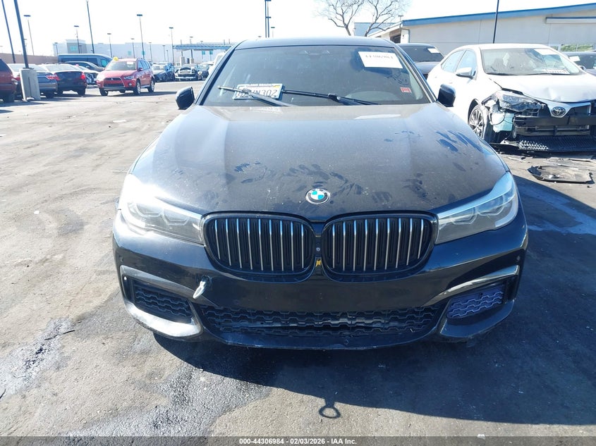 2017 BMW 740I VIN: WBA7E2C51HG739820 Lot: 44306984