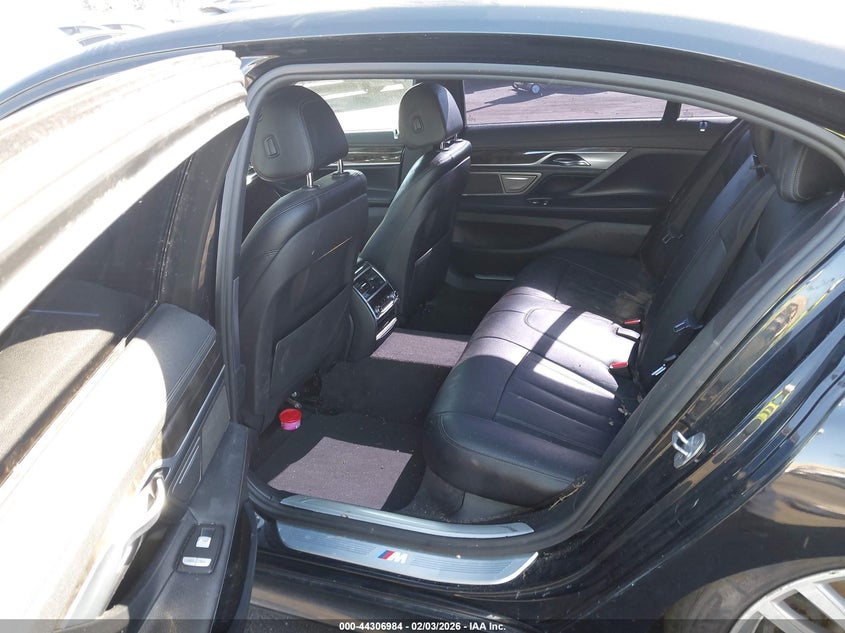 2017 BMW 740I VIN: WBA7E2C51HG739820 Lot: 44306984