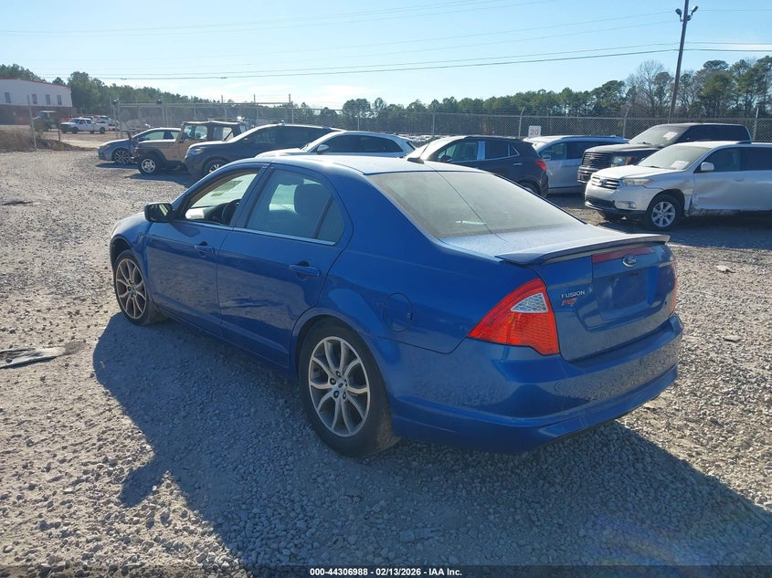 Vin: 3fahp0ha7br158999, lot: 44803368, ford fusion se 20113