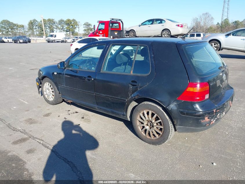 2003 Volkswagen Golf Gls 2.0L