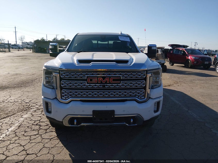 2020 Gmc SIERRA 3500Hd 4Wd Standard Bed Denali white Lot 111044307341 Vin 1GT49WEY7LF324489