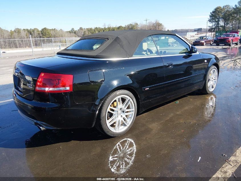 2009 Audi A4 2.0T Cabriolet Quattro