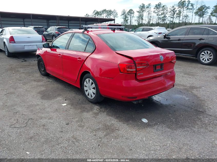 2015 Volkswagen Jetta 2.0L S