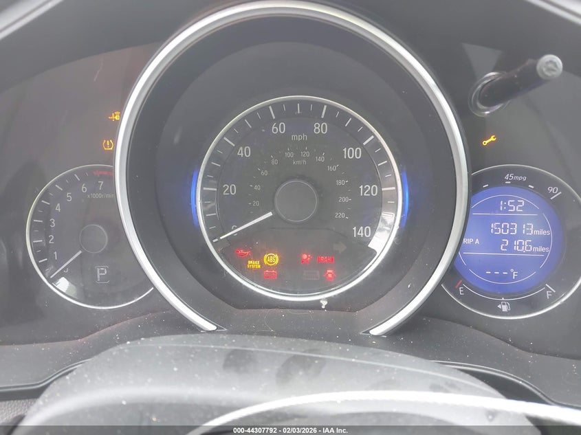 2015 Honda Fit Ex/Ex-L VIN: 3HGGK5H80FM700303 Lot: 44307792