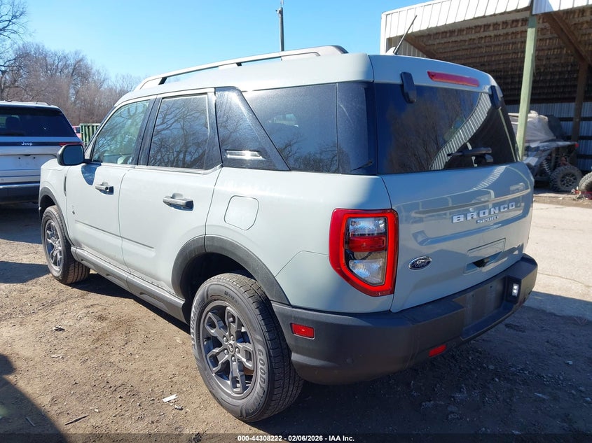 Vin: 3fmcr9b66nrd60725, lot: 44804603, ford bronco sport big bend 20223