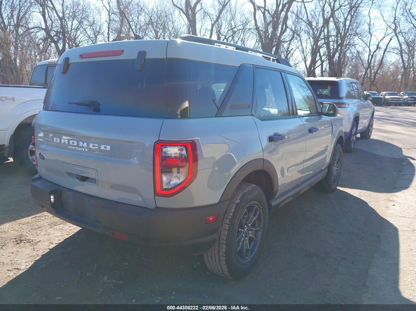 Vin: 3fmcr9b66nrd60725, lot: 44804603, ford bronco sport big bend 20224