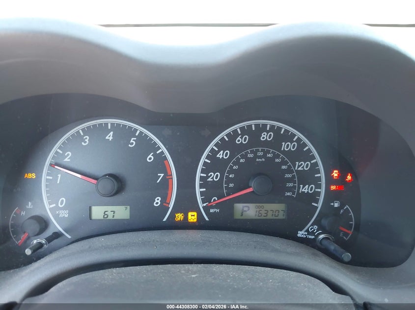 2010 Toyota Corolla Le VIN: 1NXBU4EE5AZ234827 Lot: 44308300