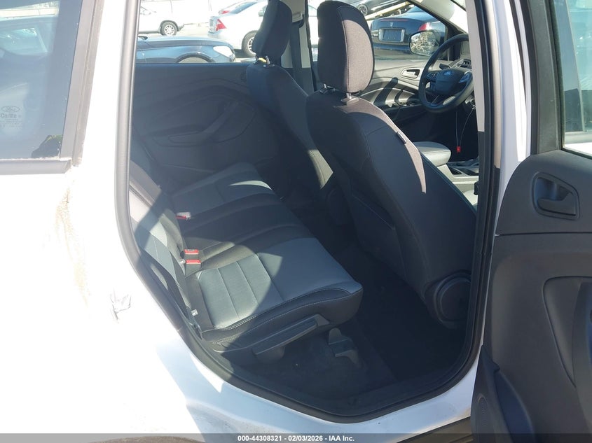 2018 Ford Escape 2.5 S white Lot 111044308321 Vin 1FMCU0F75JUD38036