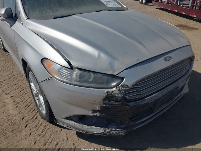 2013 Ford Fusion Se VIN: 3FA6P0HR3DR310700 Lot: 44308533