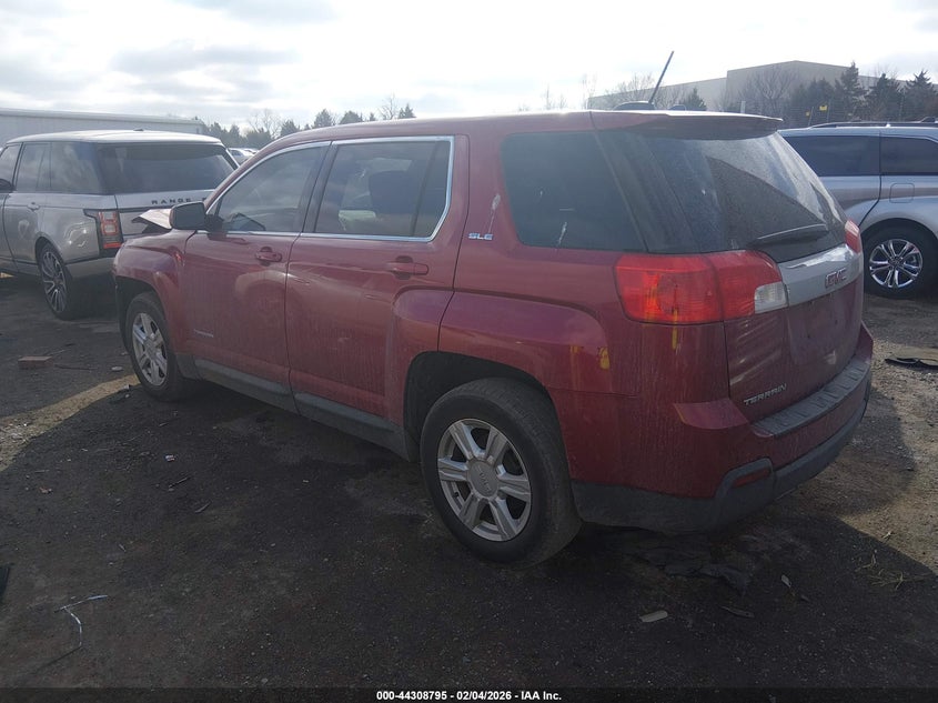 2015 Gmc Terrain 2.4 Sle-1 red Lot 111044308795 Vin 2GKALMEK1F6319277