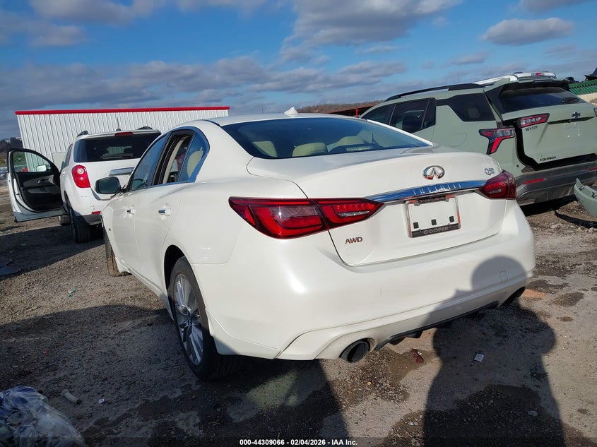 VIN JN1EV7AR2JM434396 2018 INFINITI Q50 3.0T LUXE