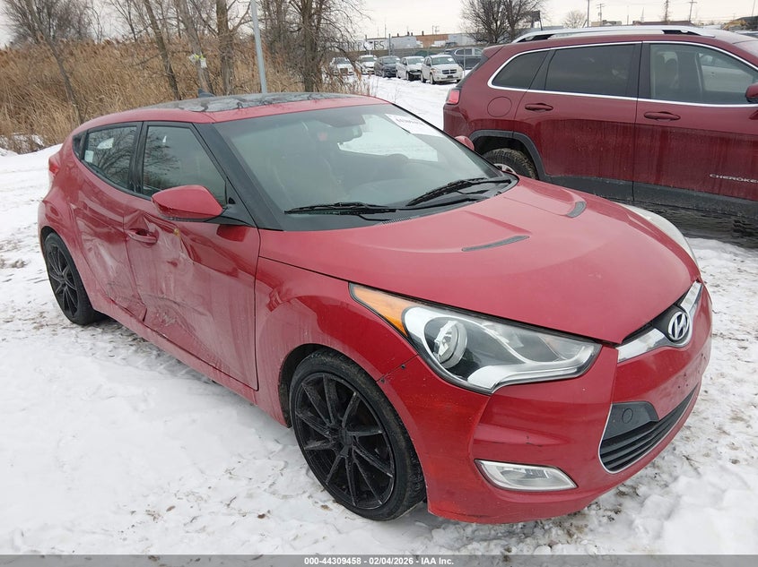 2012 Hyundai Veloster Base W/Red/Black