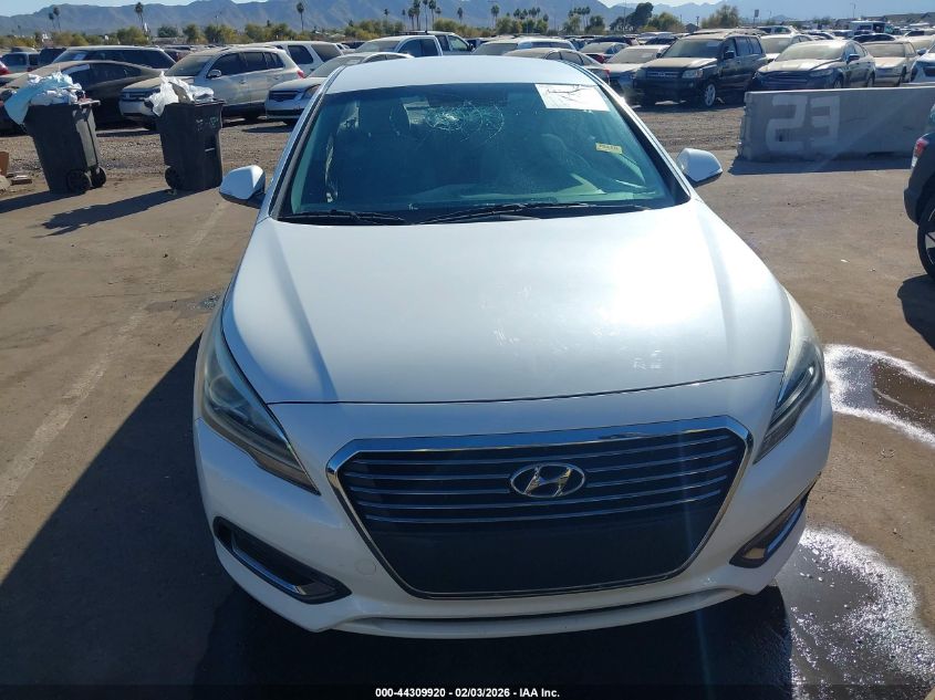 2016 Hyundai Sonata Plug-In Hybrid VIN: KMHE14L21GA029529 Lot: 44309920