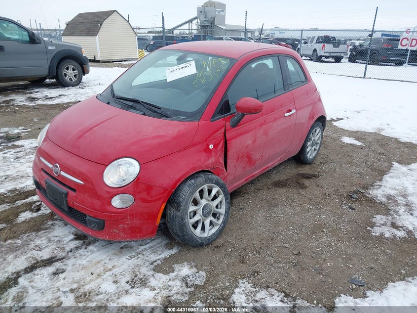 Vin: 3c3cffkr6ht535833, lot: 44806447, fiat 500 pop 20172