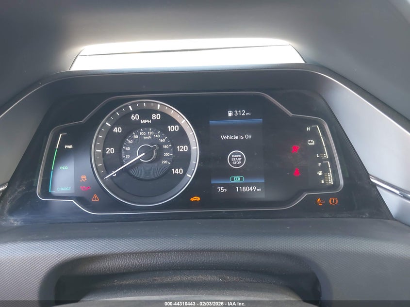 2020 Hyundai Ioniq Hybrid Blue VIN: KMHC65LC0LU235666 Lot: 44310443