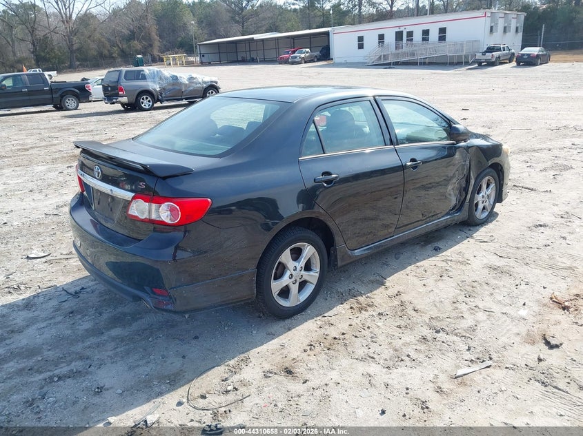 2012 Toyota Corolla 1.8 S black Lot 111044310658 Vin 5YFBU4EE3CP037546
