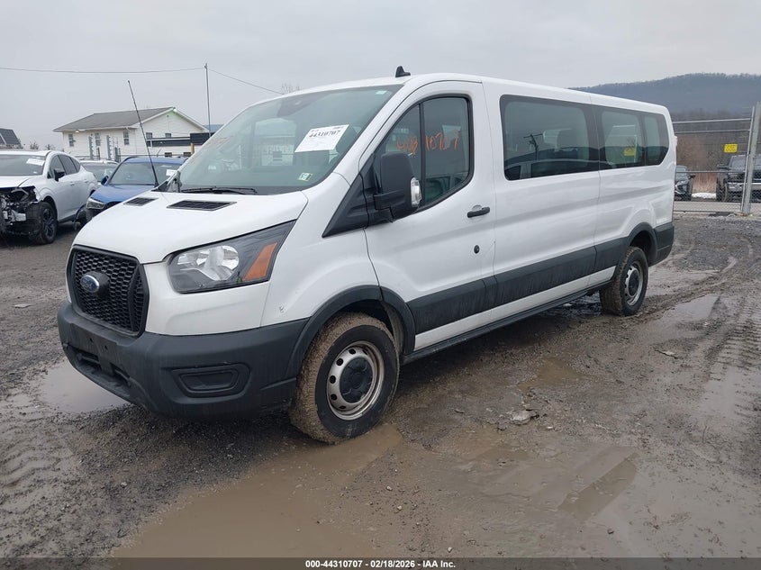 Vin: 1fbax2y87pka86514, lot: 44807087, ford transit-350 passenger van xl 20232