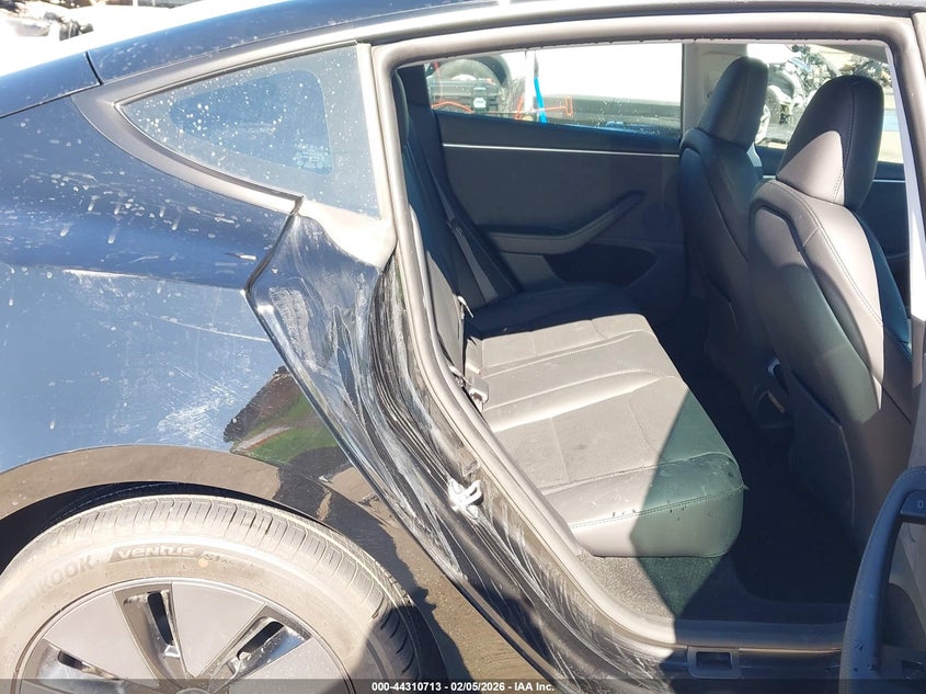 2025 Tesla Model 3 Long Range All-Wheel Drive VIN: 5YJ3E1EB4SF910267 Lot: 44310713