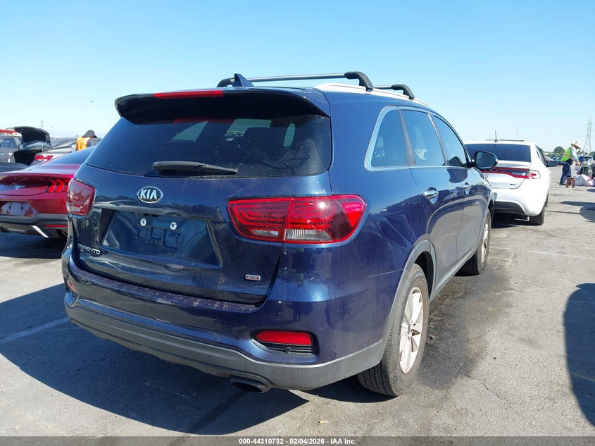 Vin: 5xypg4a36kg524390, lot: 44807112, kia sorento 2.4l lx 20194