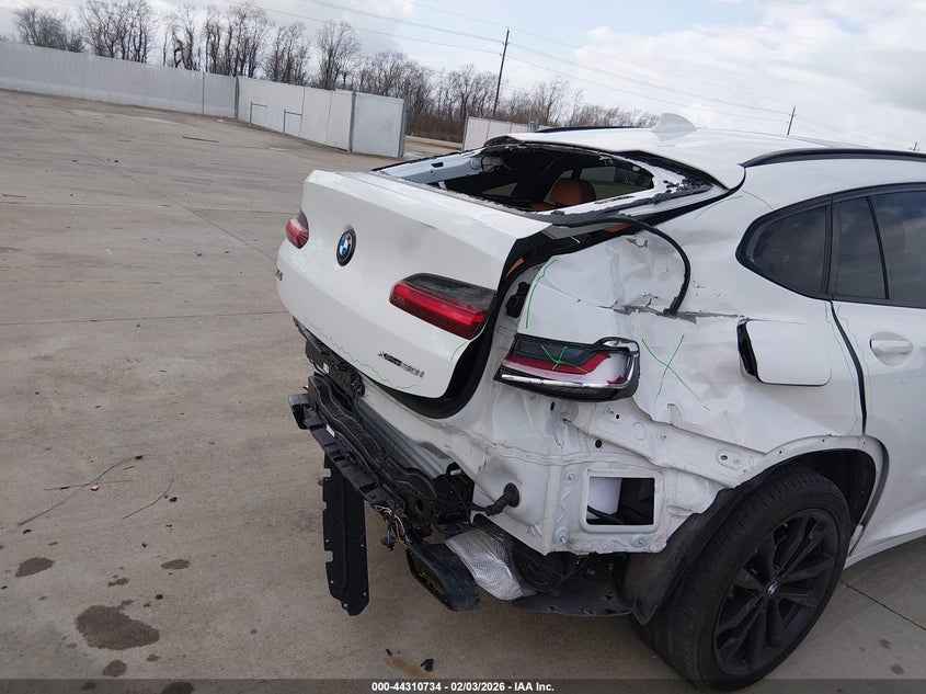 2023 BMW X4 xDrive30I VIN: 5UX33DT04P9P79107 Lot: 44310734