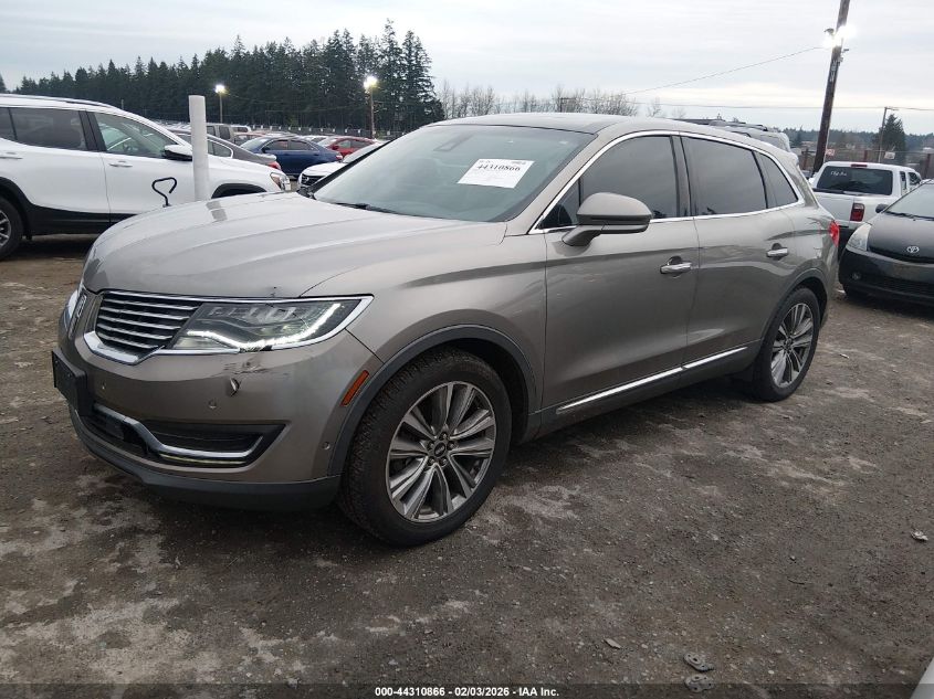 2016 Lincoln Mkx Reserve