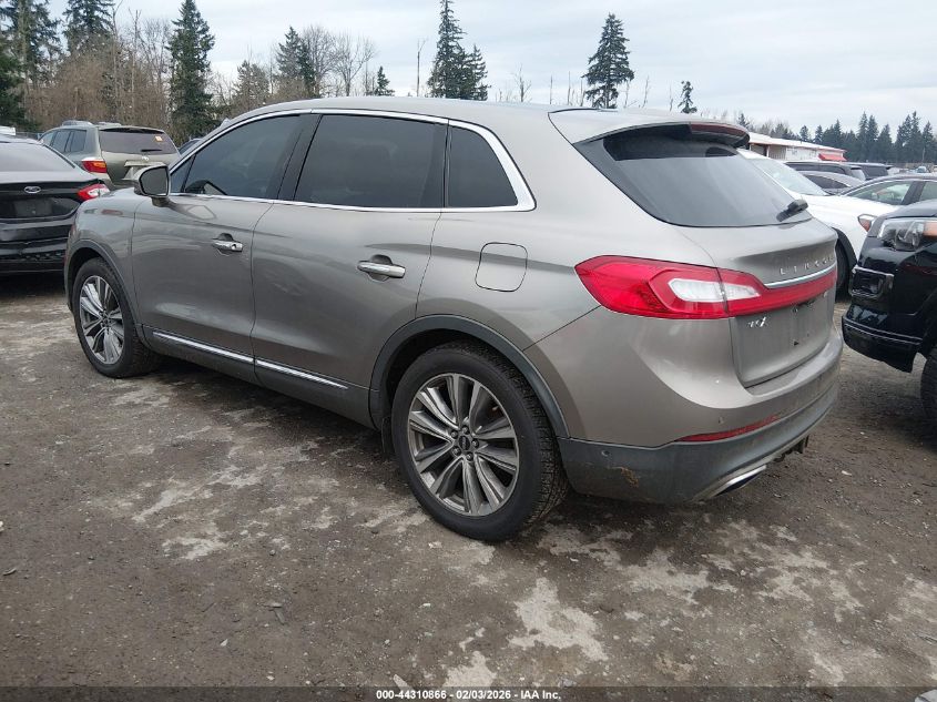 2016 Lincoln Mkx Reserve