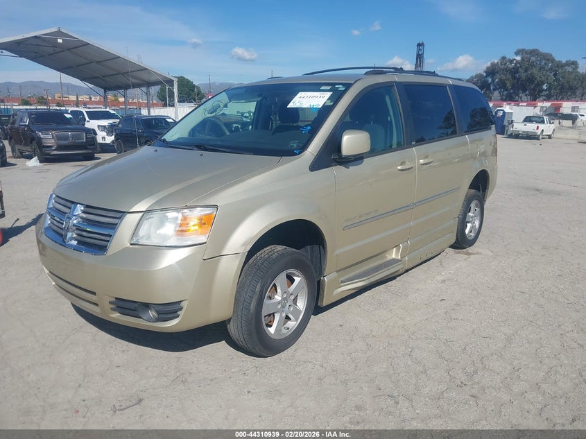 Vin: 2d4rn5d15ar447703, lot: 44807319, dodge grand caravan sxt 20102