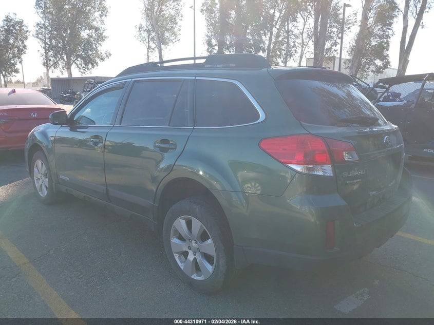 Vin: 4s4brccc2b3429112, lot: 44807351, subaru outback 2.5i premium 20113