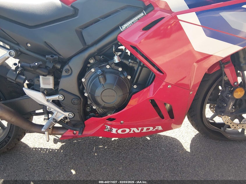2025 Honda Cbr500 Ra VIN: MLHPC7055S5102441 Lot: 44311027