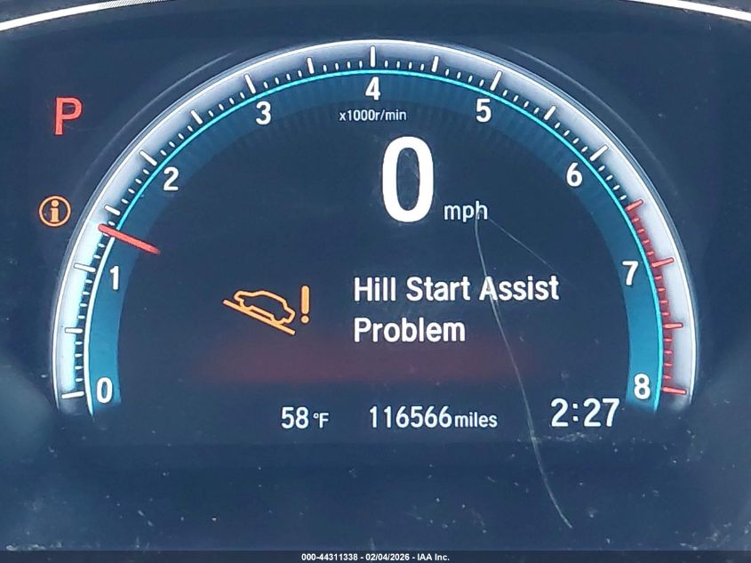 2018 Honda Civic Ex VIN: SHHFK7H52JU424911 Lot: 44311338